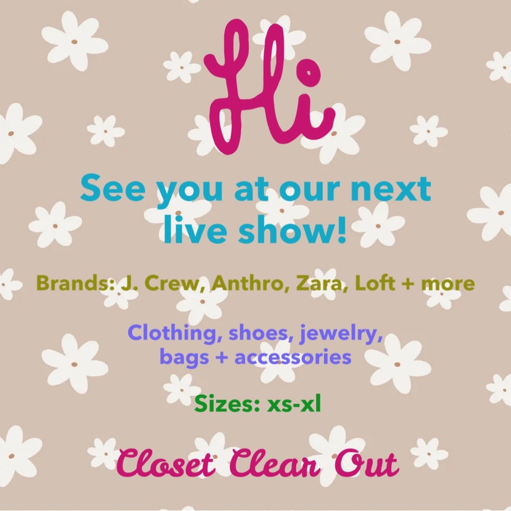 🎉Come join our next Live Show on 8/23 @7:00pm (CST)🎉